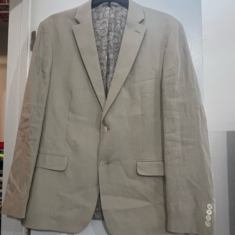 Men's Ralph Lauren Tan Linen Blazer